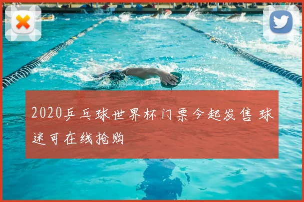 2020乒乓球世界杯门票今起发售 球迷可在线抢购
